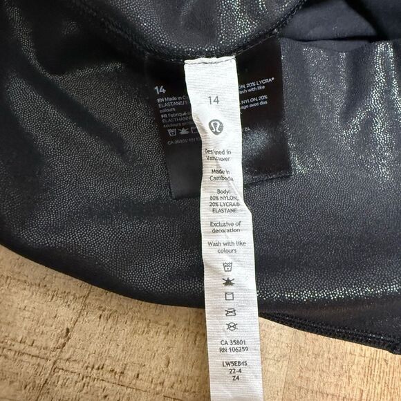 Lululemon Align High-Rise Pant 25" *Shine
Radiate Foil Print Black size 14 - Picture 10 of 15